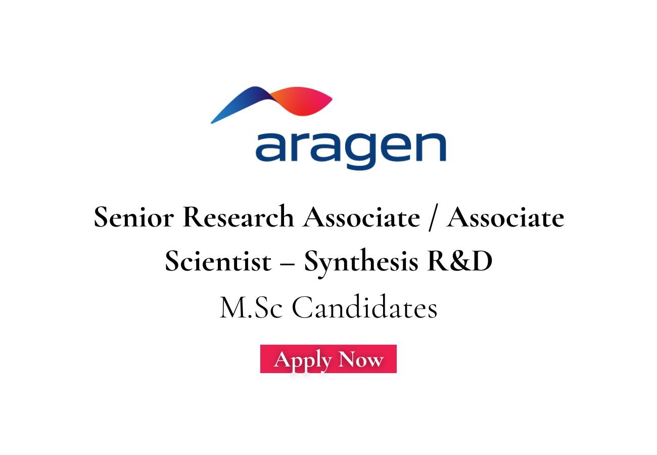 Aragen Hiring For Synthesis R&D