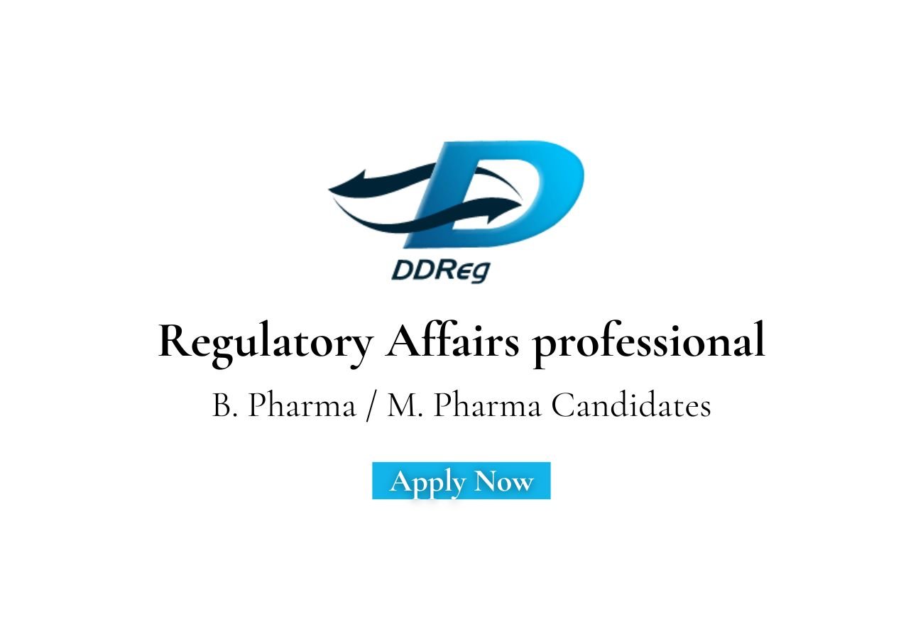 Fresher Needed In Regulatory Affairs professional At DDReg Pharma