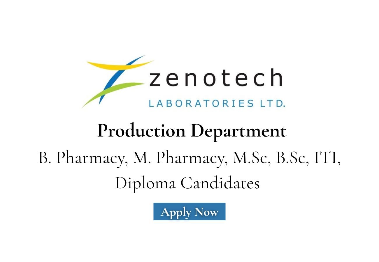 Zenotech Hiring For Production Department