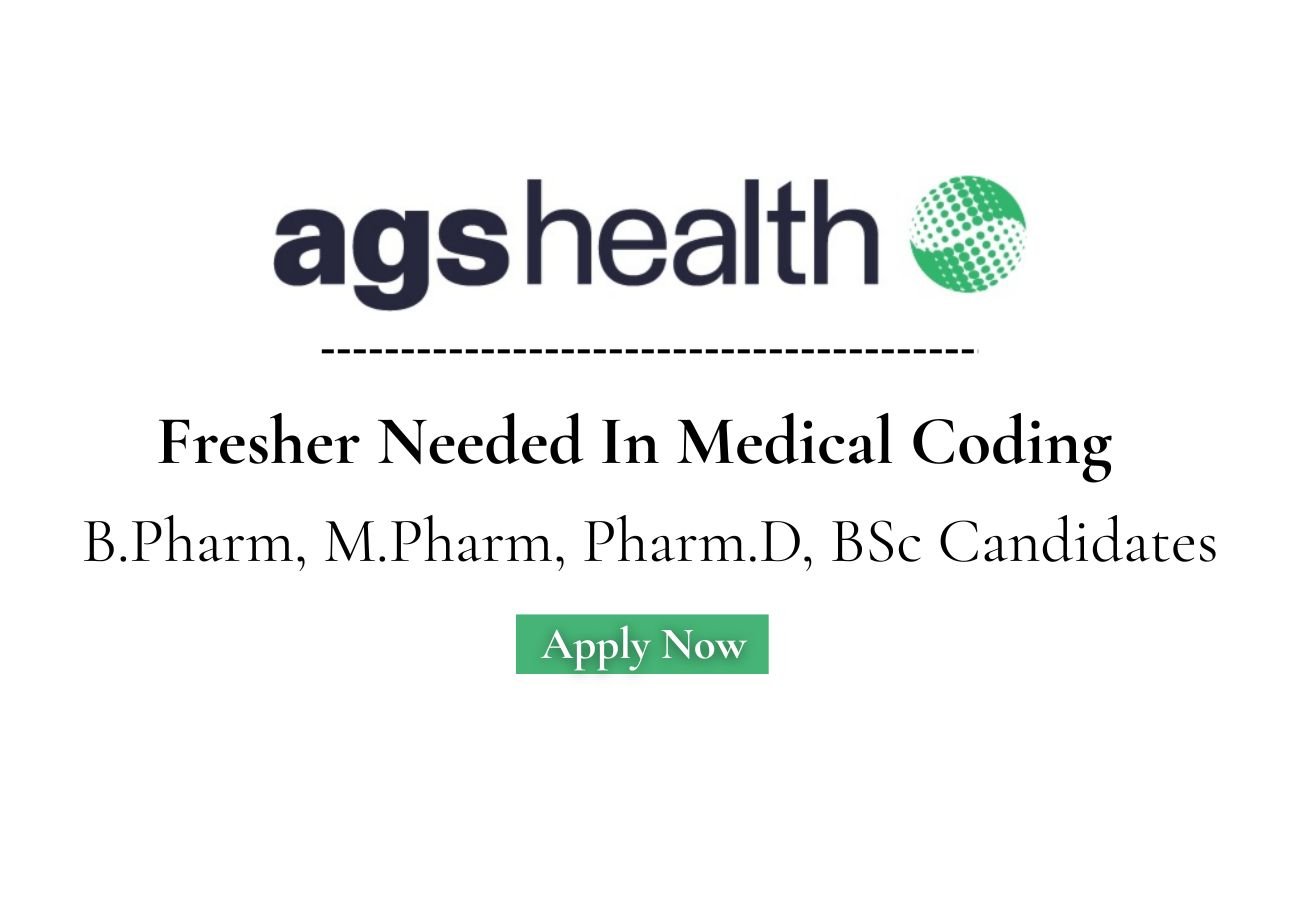 Fresher Needed In Medical Coding at AGS Health