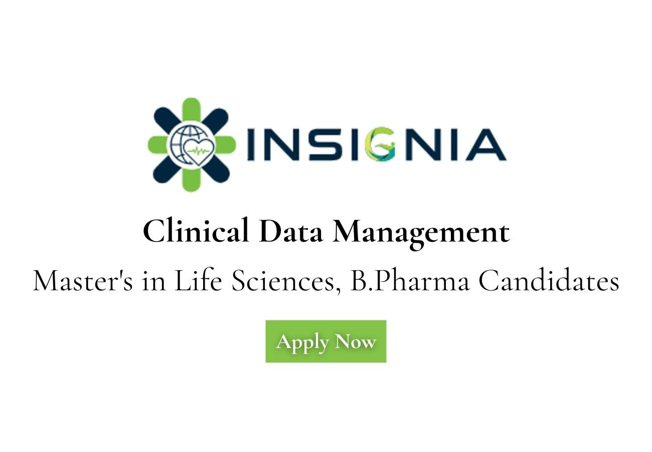 Insignia Clinical Services Hiring For Clinical Data Management