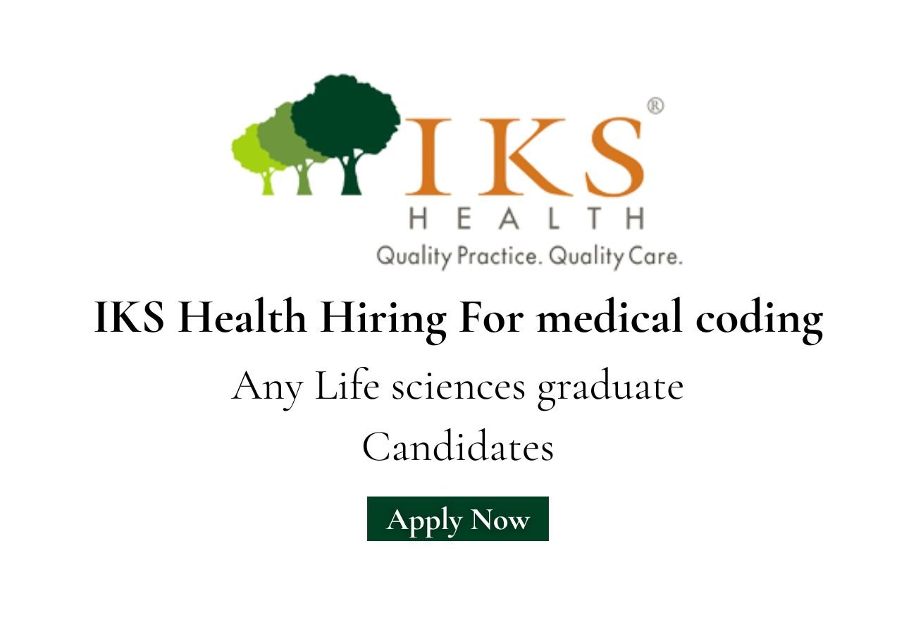 IKS Health Hiring For medical coding