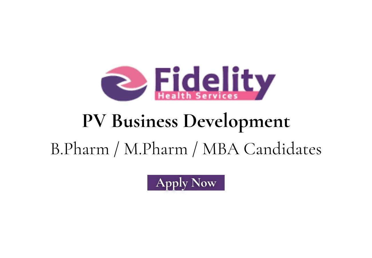 Fidelity Health Services Hiring For PV Business Development