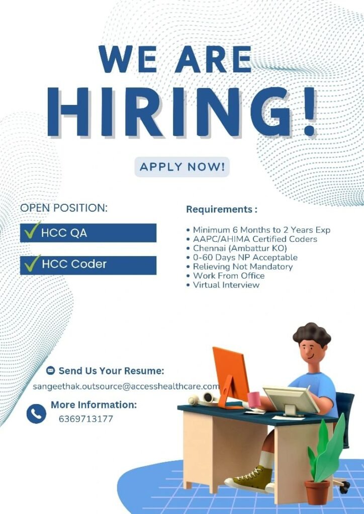Access Healthcare Hiring For medical coding