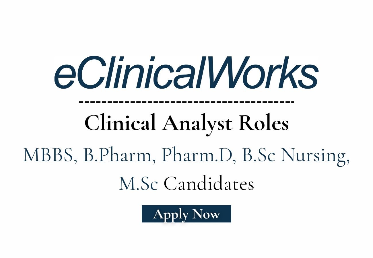 eClinicalWorks Hiring For Clinical Analyst Roles
