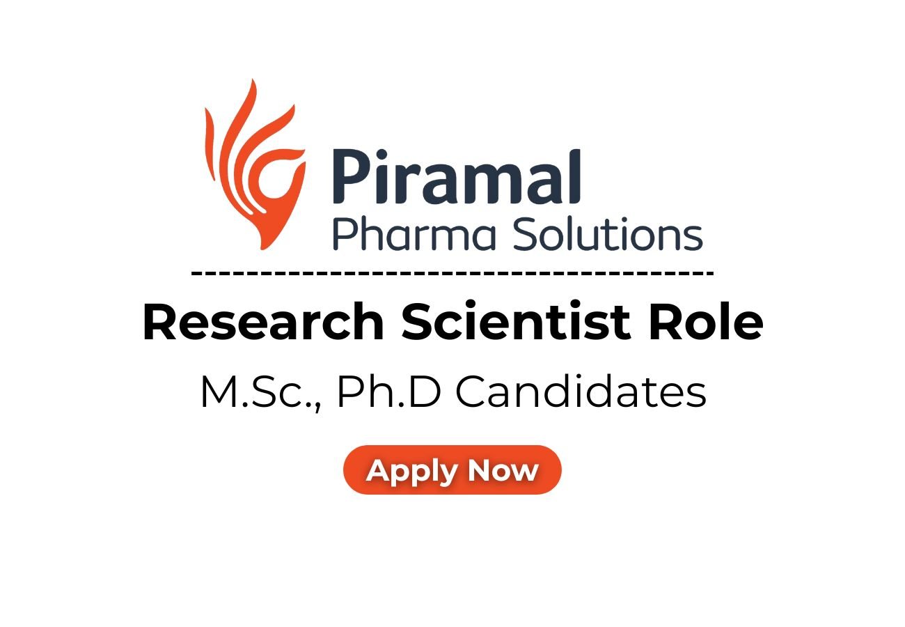 Piramal Pharma Hiring For Research Scientist