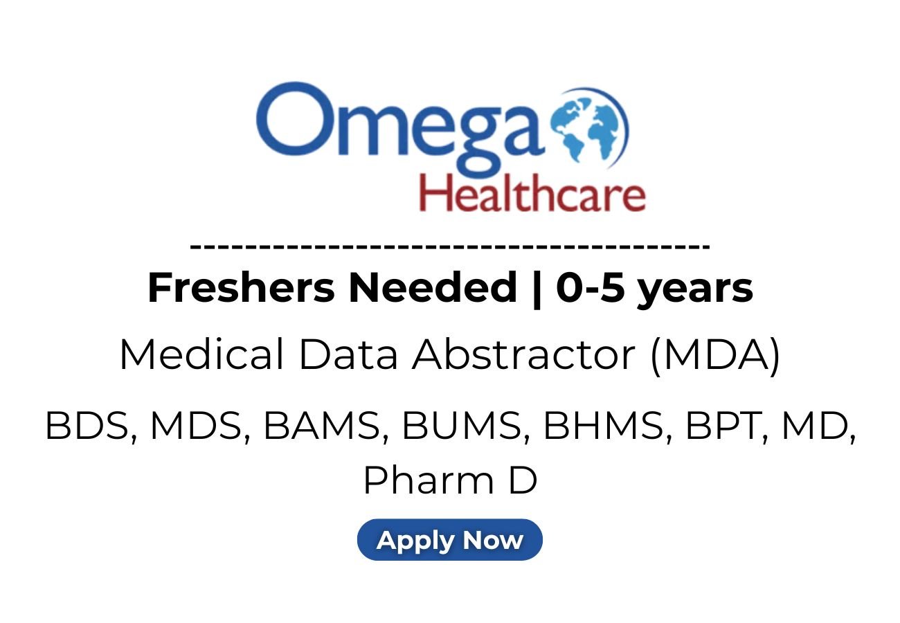 omega Hiring Freshers in Mumbai as Medical Data Abstractors