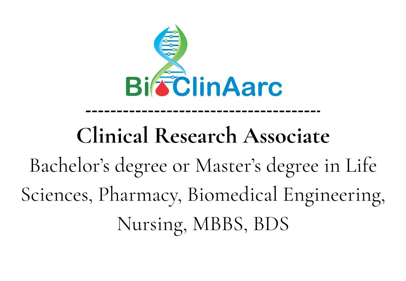 Clinaarc Hiring For Clinical Research Associate