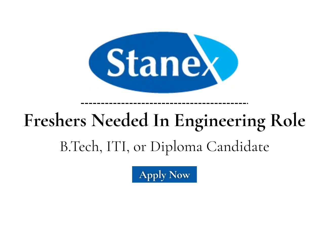 Freshers Needed In engineering At Stanex Drugs
