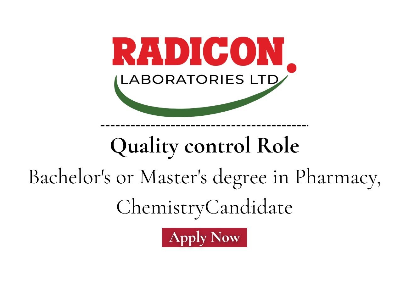 Radicon Laboratories Hiring For Quality control