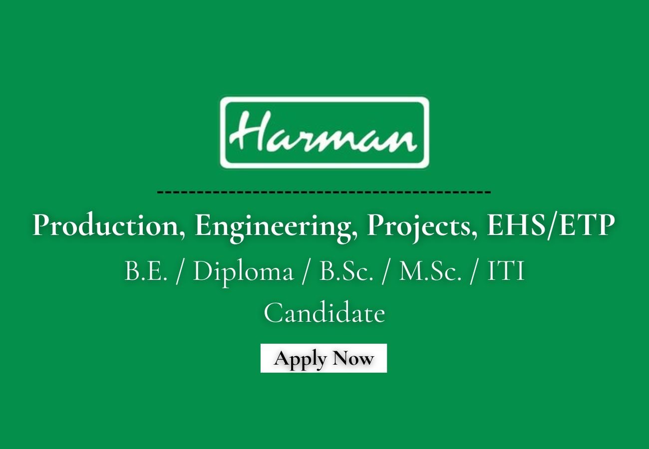 Harman Finochem Hiring For Production, Engineering, Projects, EHS/ETP