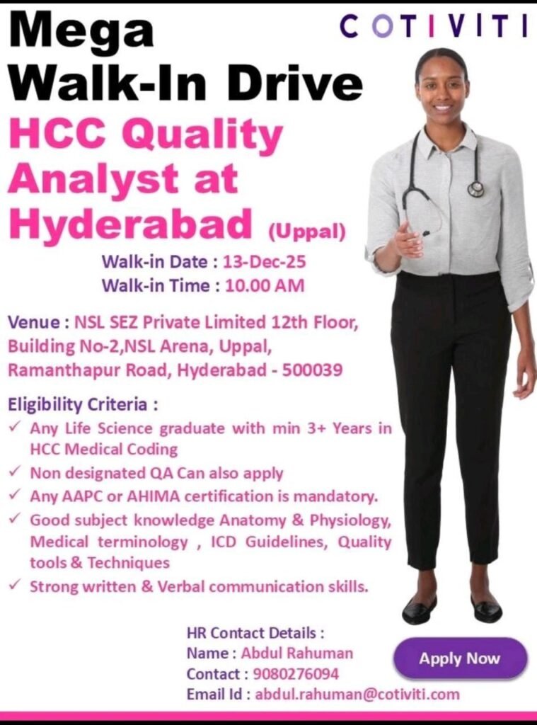 Cotiviti Hiring For Medical Coding