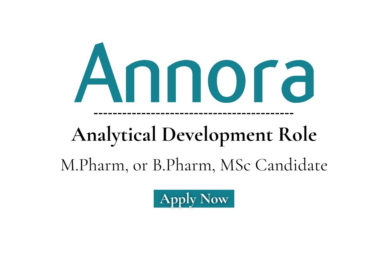 Annora Pharma Hiring For Analytical Development