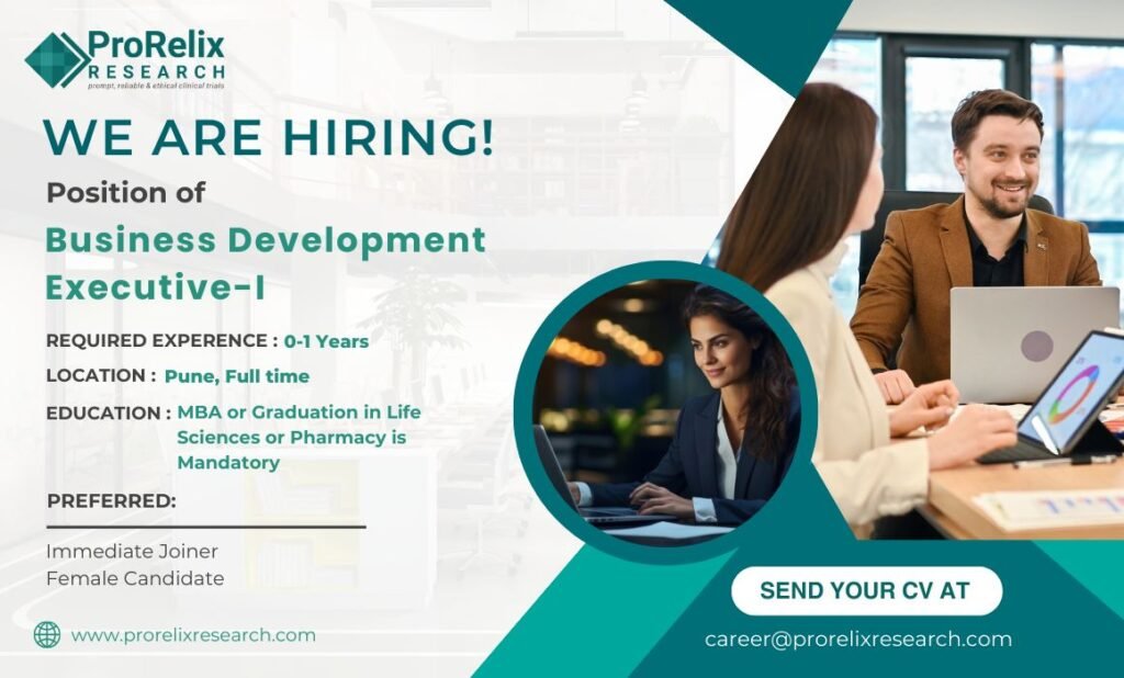 Freshers Needed In Business Development Executive At ProRelix Research
