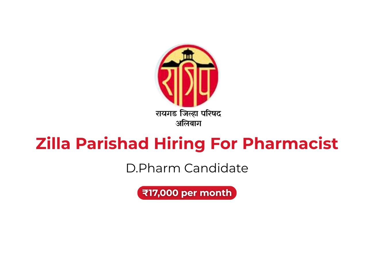 Zilla Parishad Hiring For Pharmacist