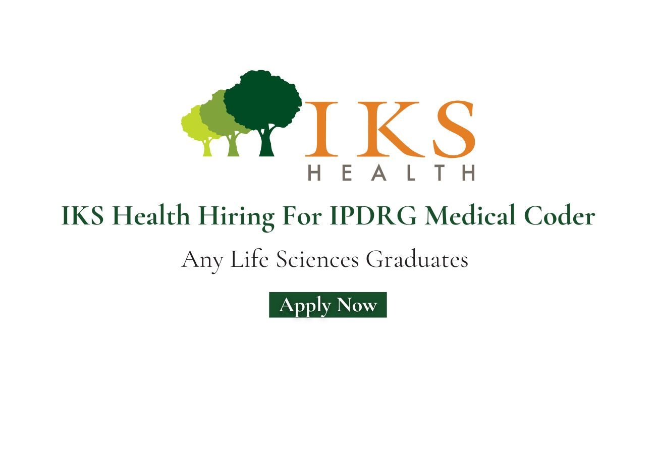 IKS Health Hiring For IPDRG Medical Coder
