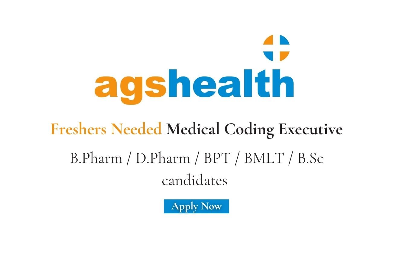 Freshers Needed In Medical Coding Executive At AGS Health