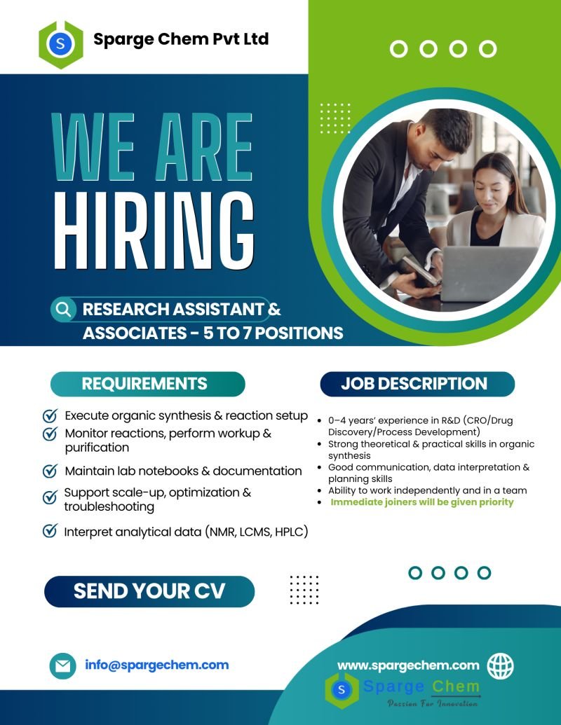Freshers Needed In Research Assistants and Research Associates At ...