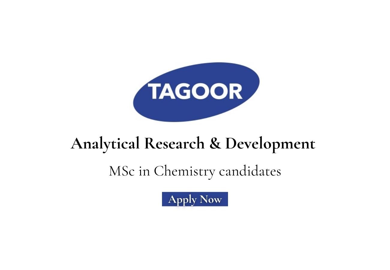 Tagoor Laboratories Hiring For Analytical Research & Development