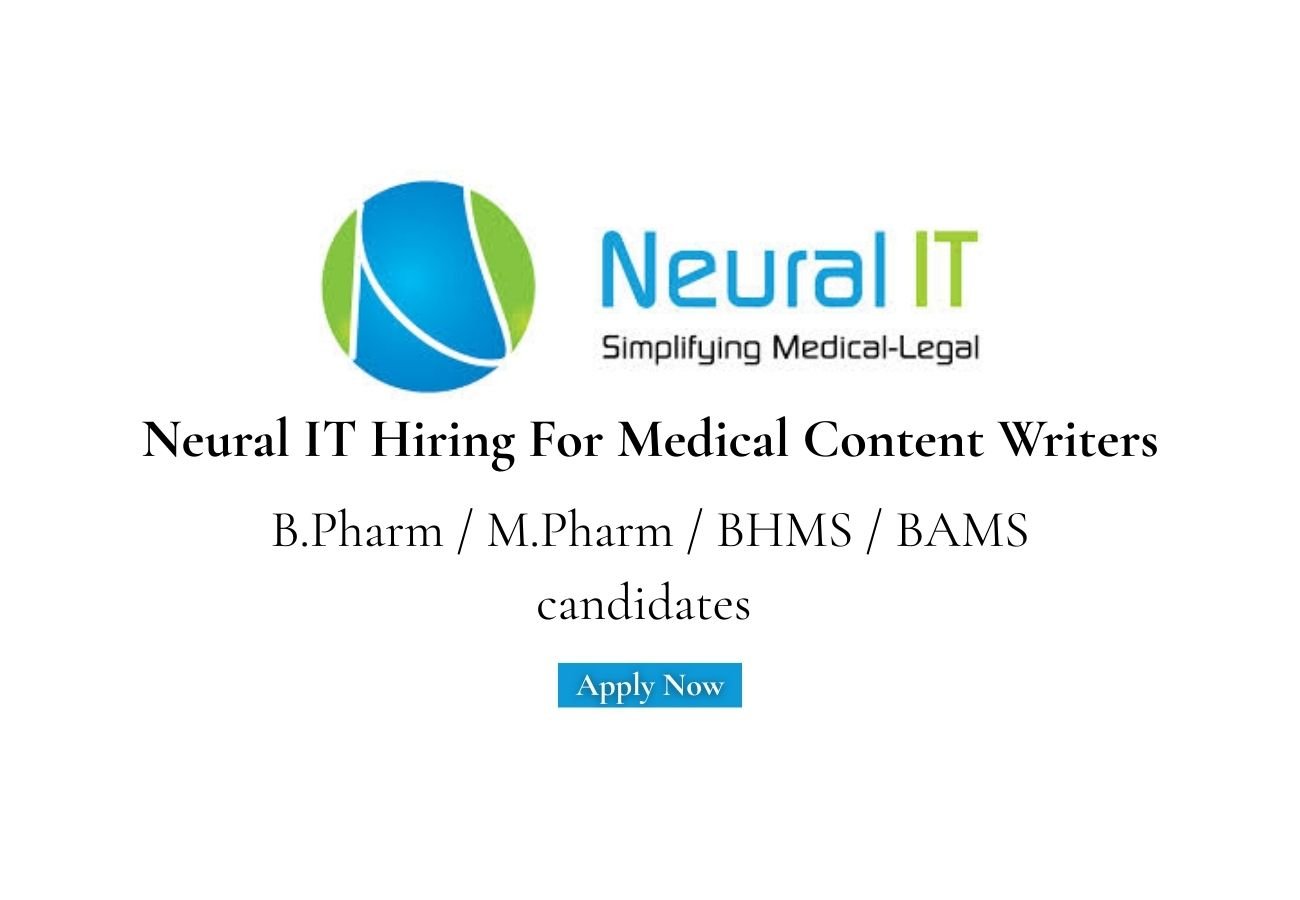Neural IT Hiring For Medical Content Writers