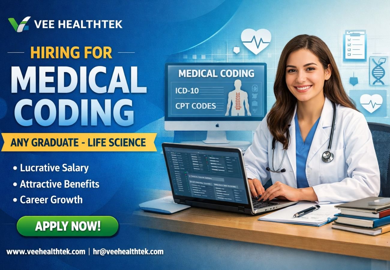 Vee Healthtek Hiring For Medical Coding