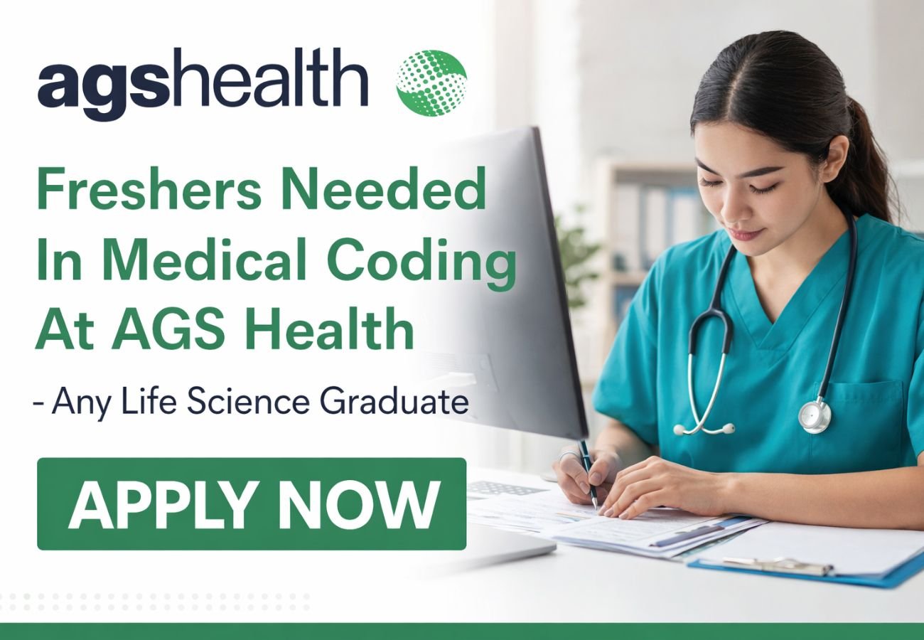 Freshers Needed In Medical Coding At AGS Health