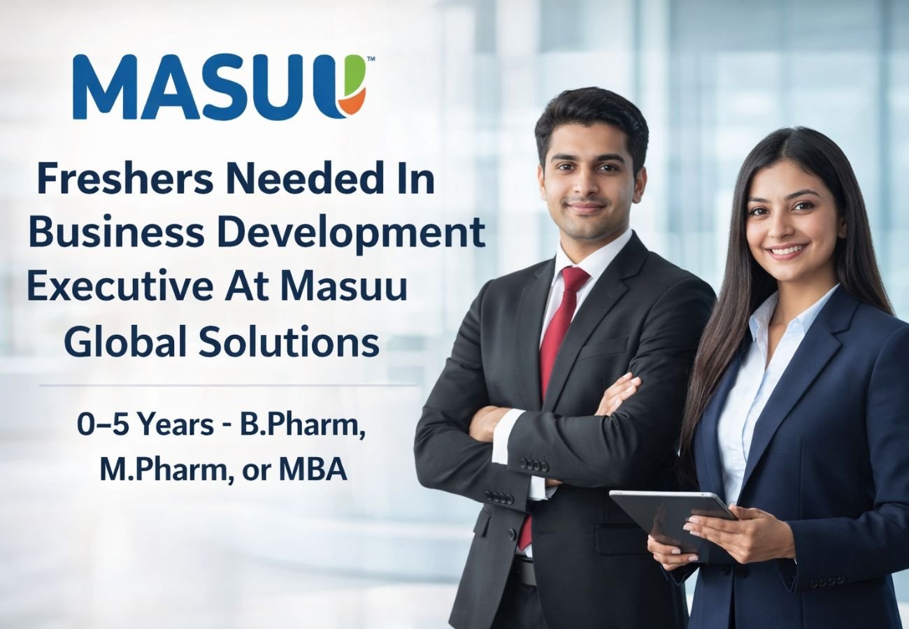 Freshers Needed In Business Development Executive At Masuu Global Solutions