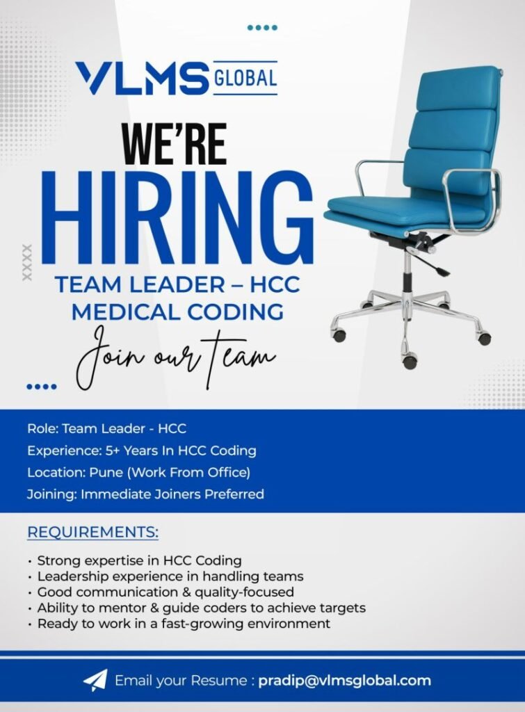 VLMS Global Hiring For Medical Coding