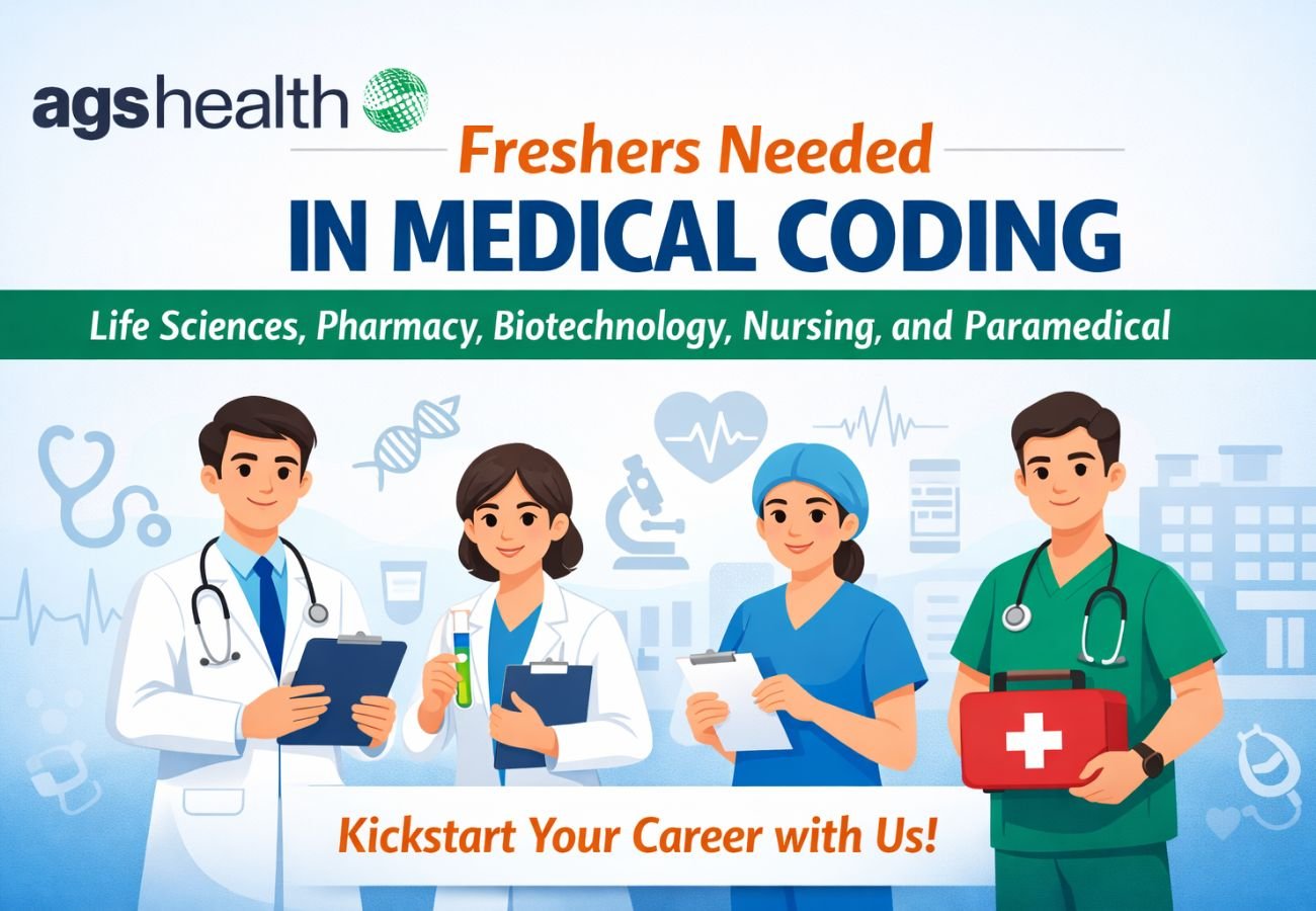 Freshers Needed In Medical Coding At AGS Health