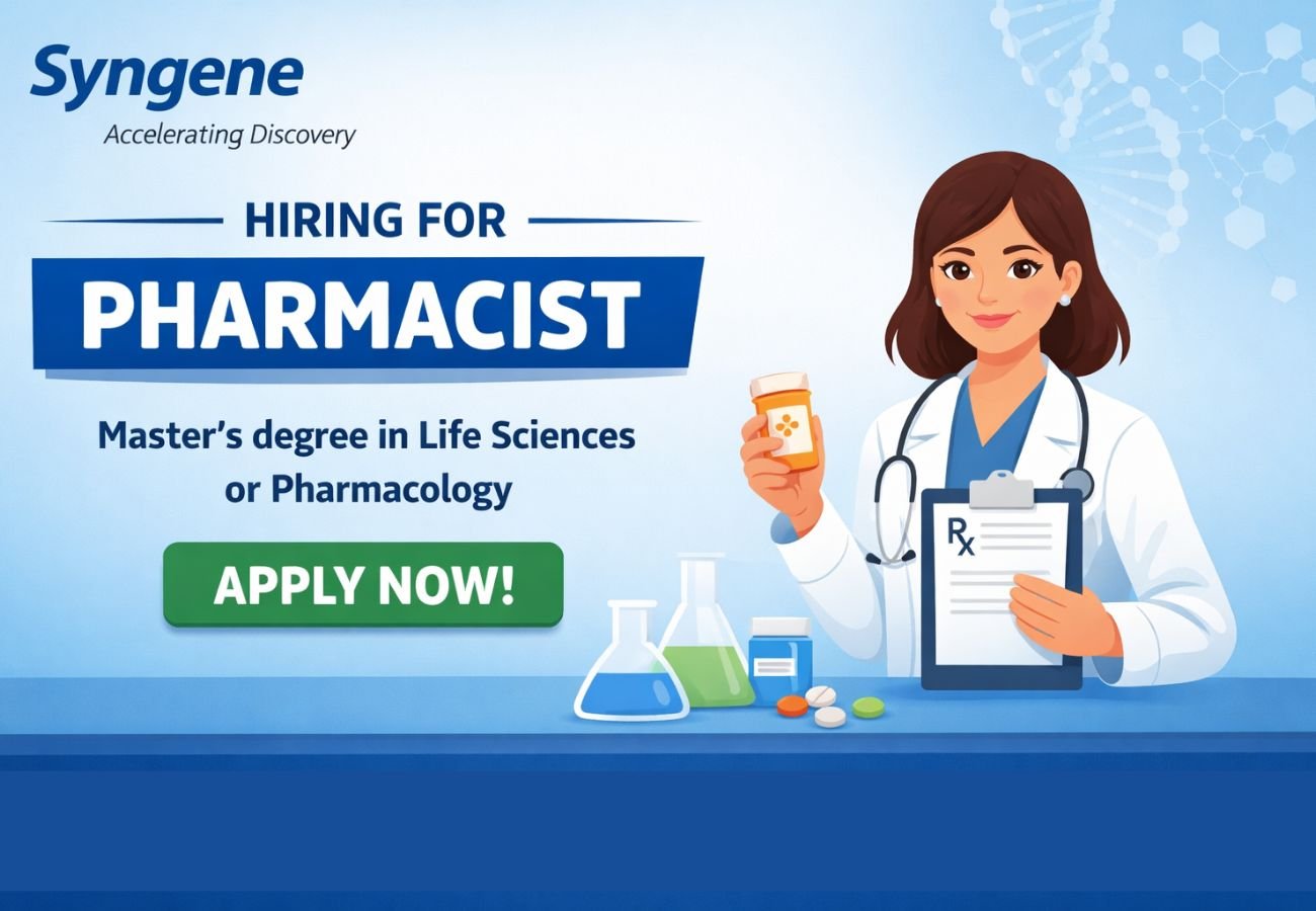 Syngene International Hiring For Pharmacist