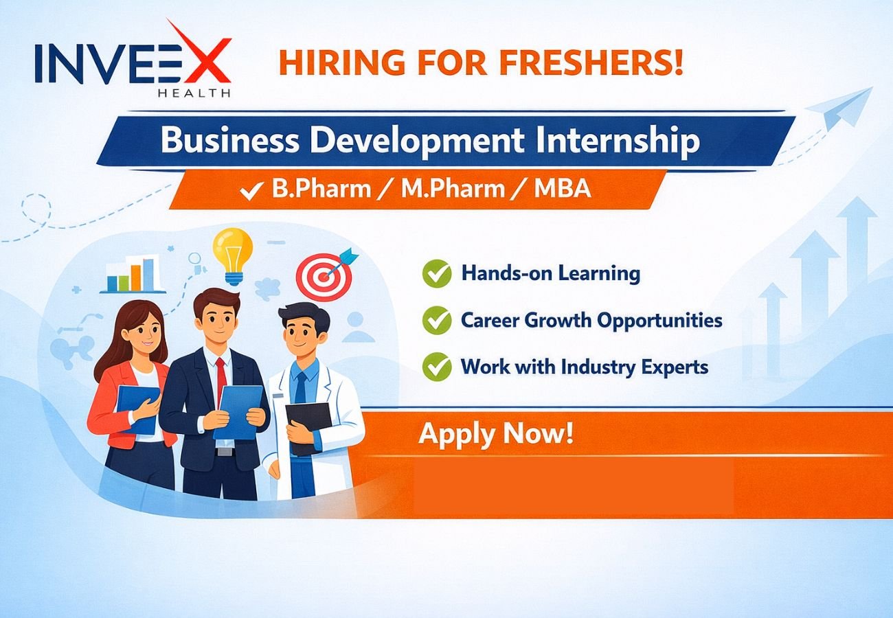 Invex Health Hiring For Freshers Business Development Internship