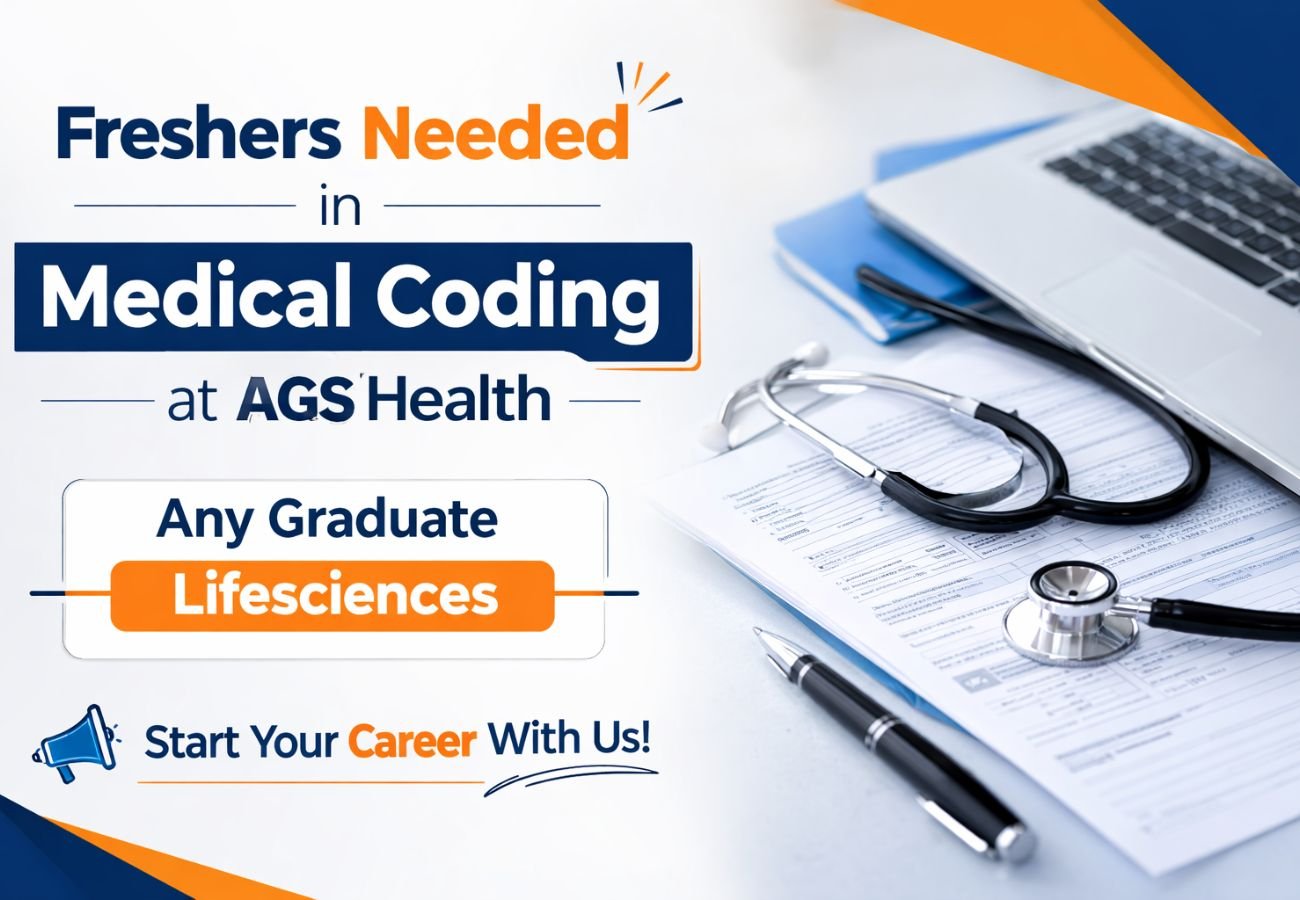Freshers Needed In Medical Coding At AGS Health