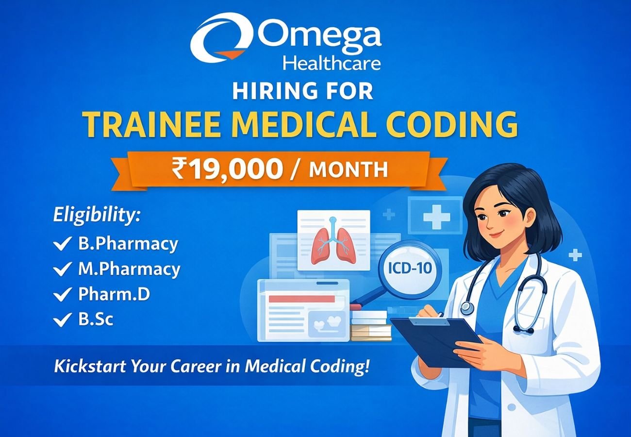 Omega Healthcare Hiring For Trainee Medical Coding
