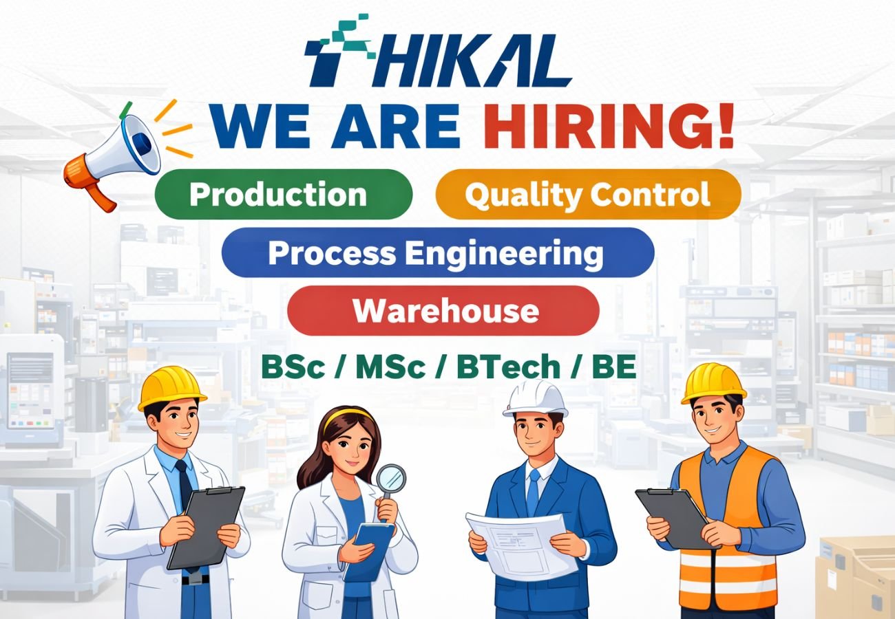 Hikal Limited Hiring For Production, Quality Control, Process Engineering, and Warehouse