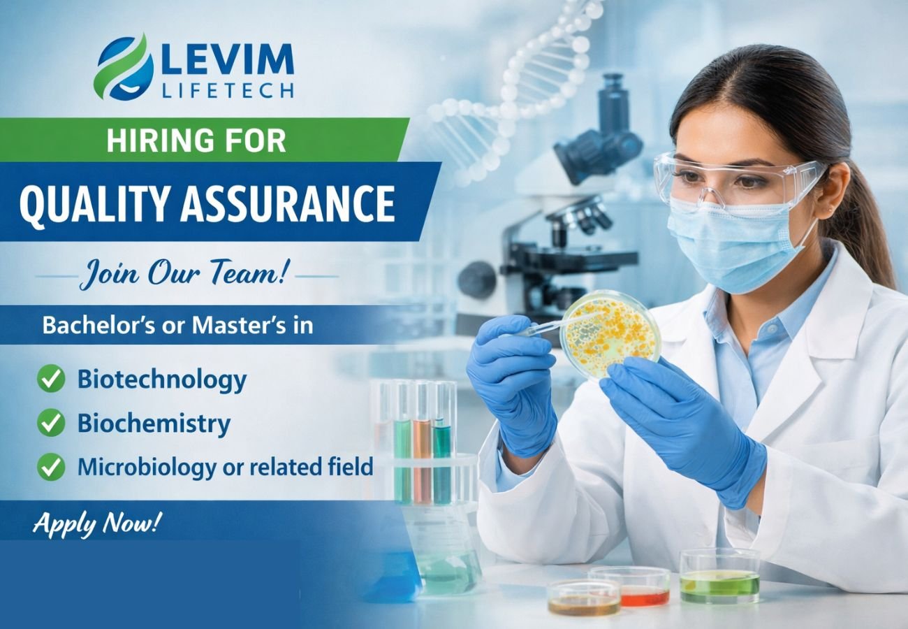 Levim Lifetech Hiring For Quality Assurance