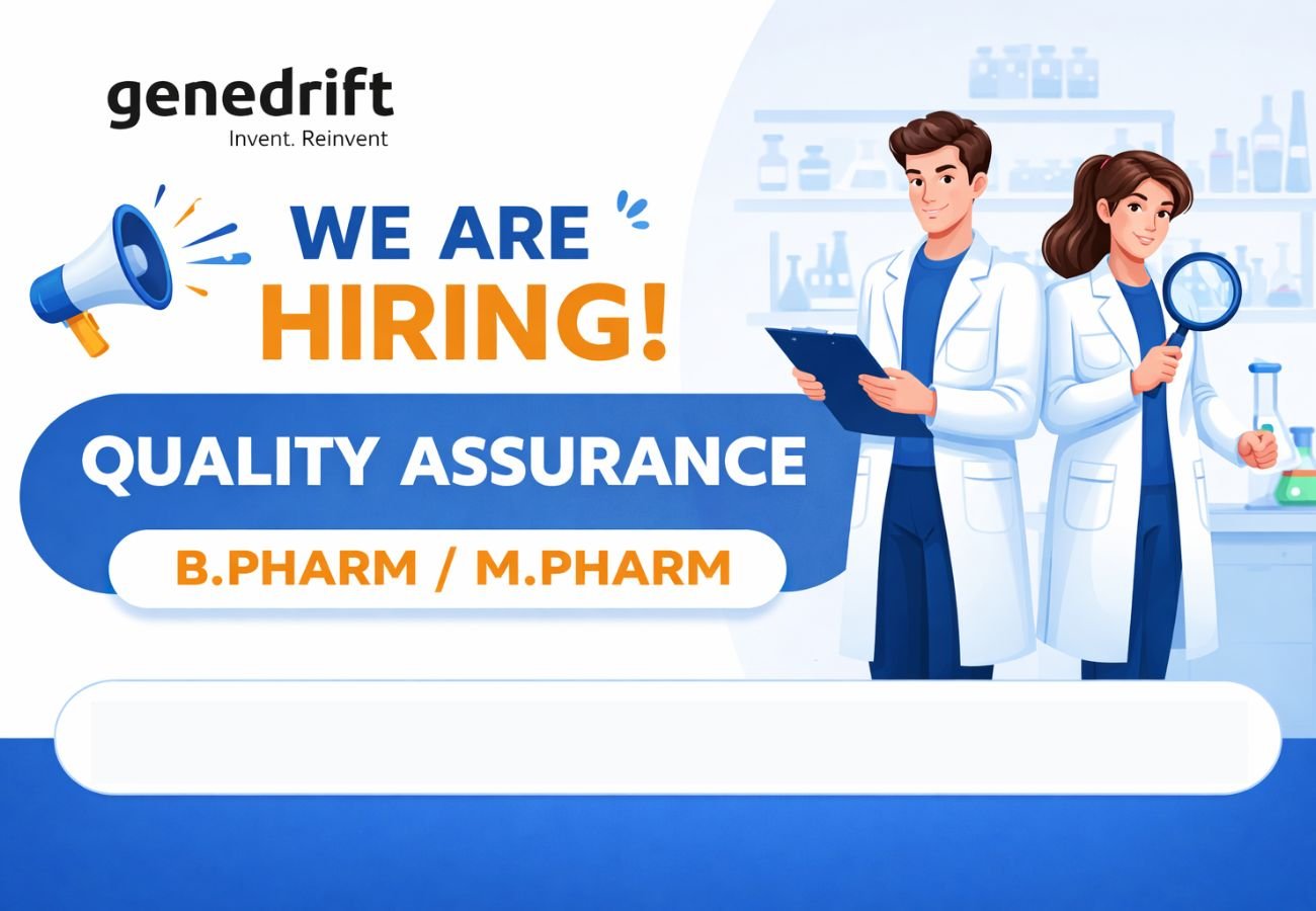 Genedrift Hiring For Quality Assurance