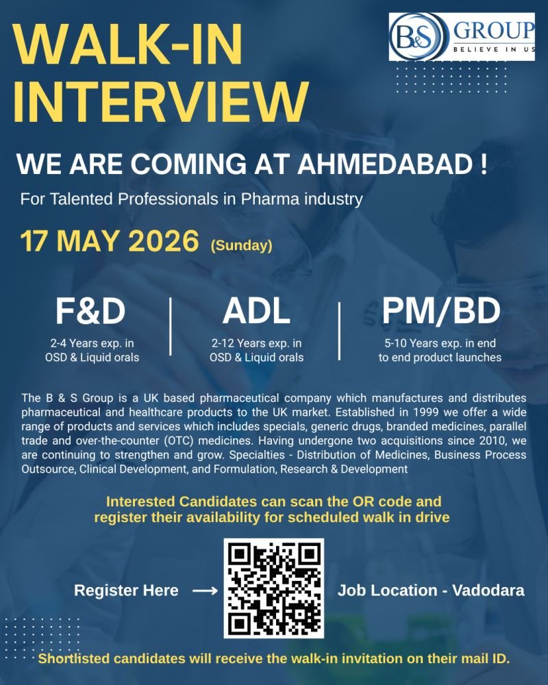 B&S Group Hiring For F&D / ADL / PM / BD
