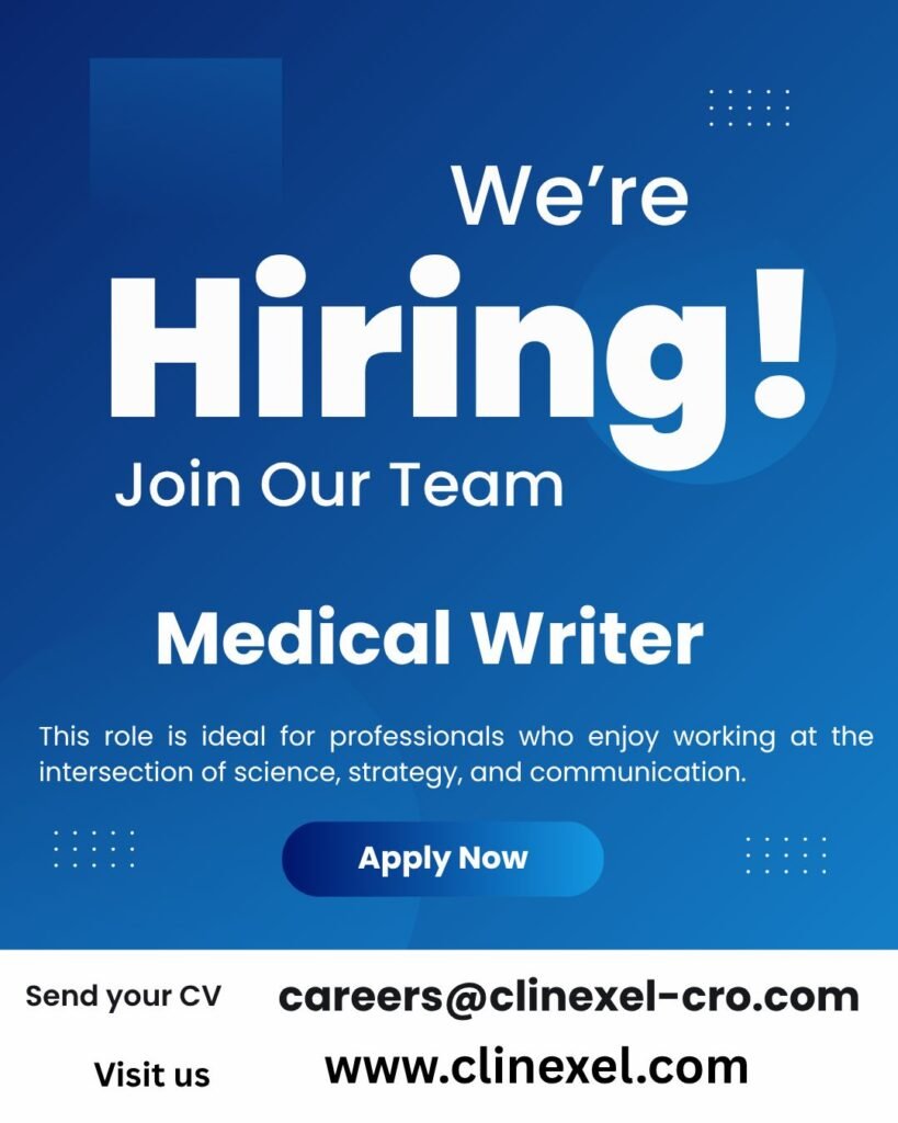 CLINEXEL Life Sciences Hiring For Medical Writer