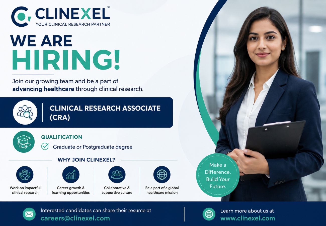 Clinexel CRO Hiring For Clinical Research Associate