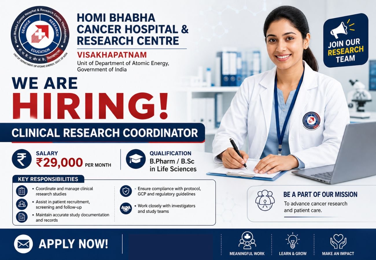 HBCHRC Hiring For Clinical Research Coordinator