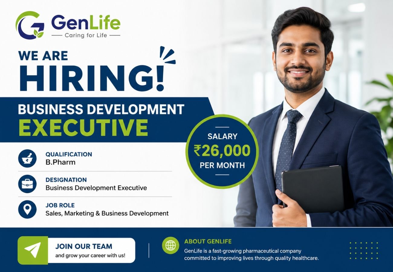 GenLife Hiring For Business Development Executive