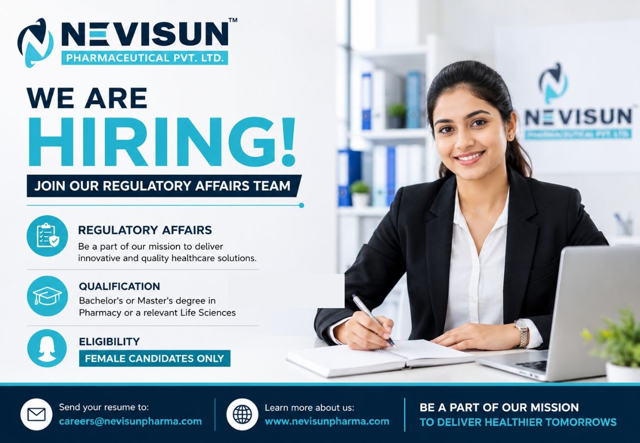 Nevisun Pharmaceuticals Hiring For Regulatory Affairs