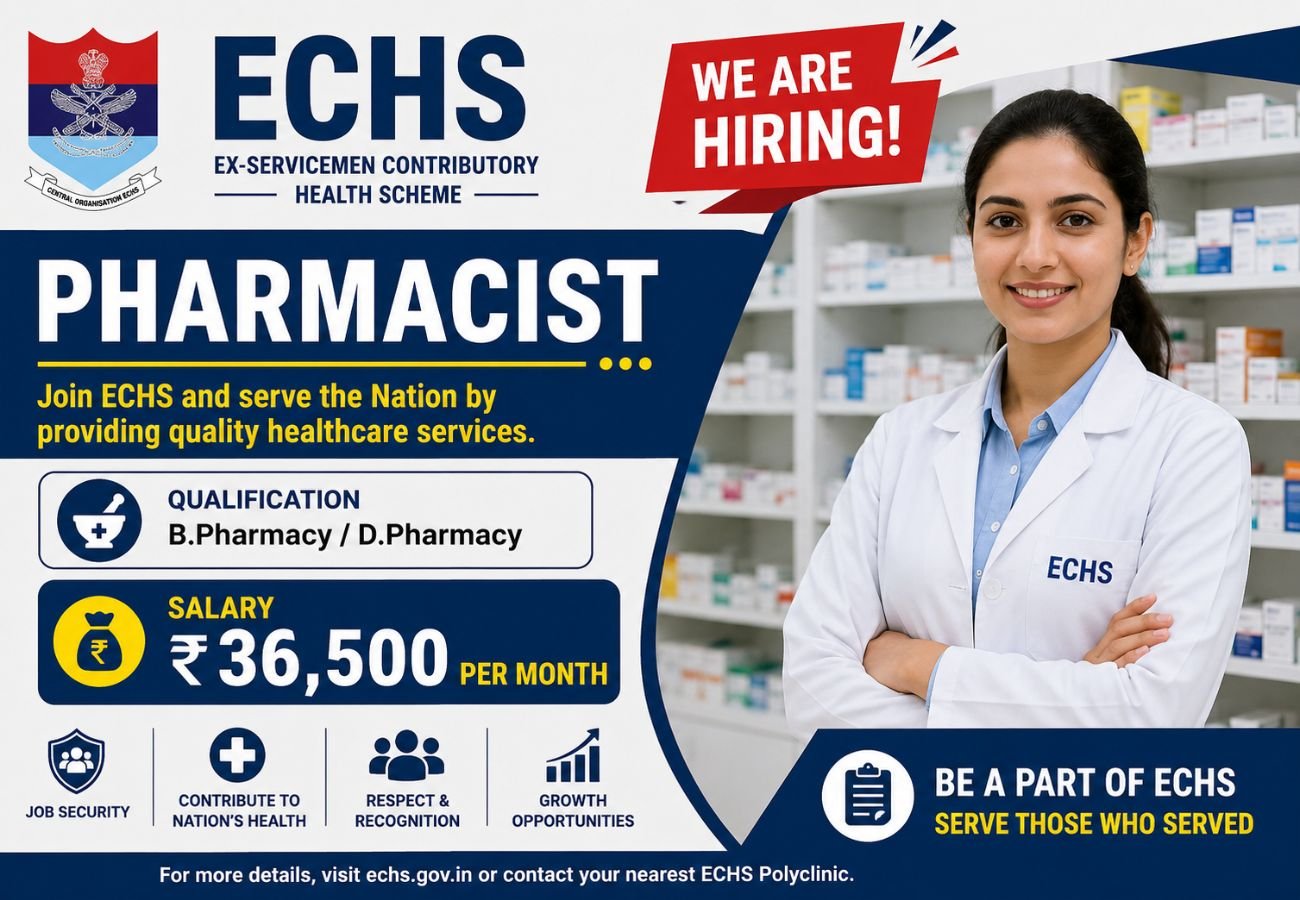 ECHS Hiring For Pharmacist