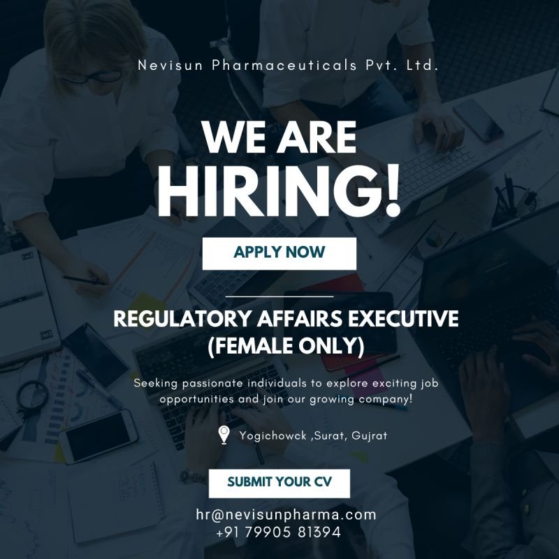 Nevisun Pharmaceuticals Hiring For Regulatory Affairs