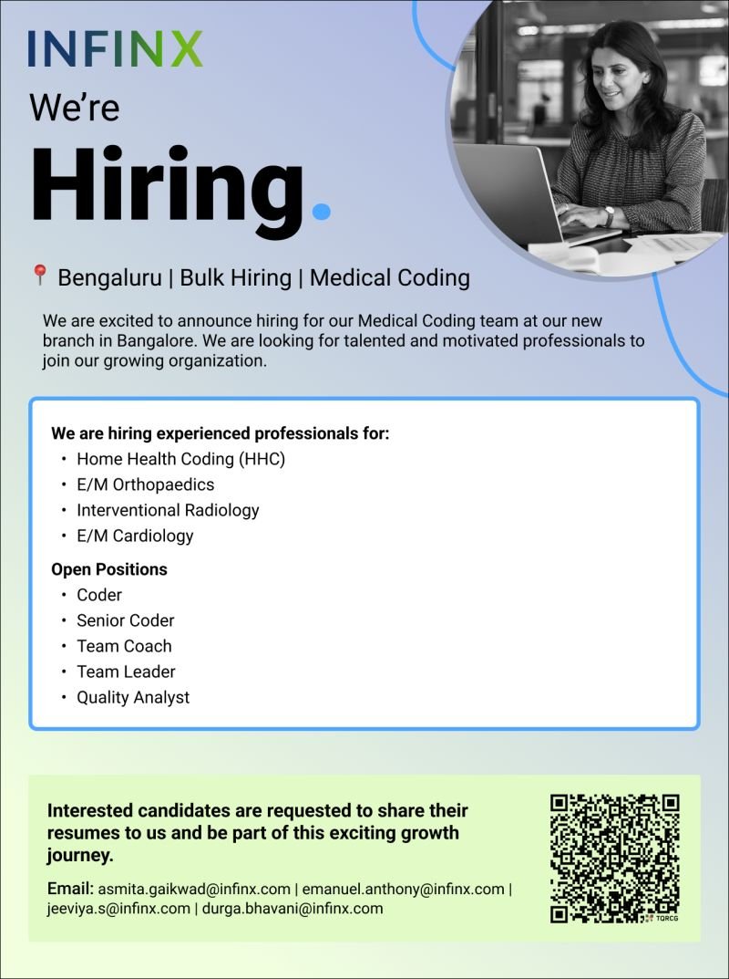 Infinx Hiring For Medical Coding