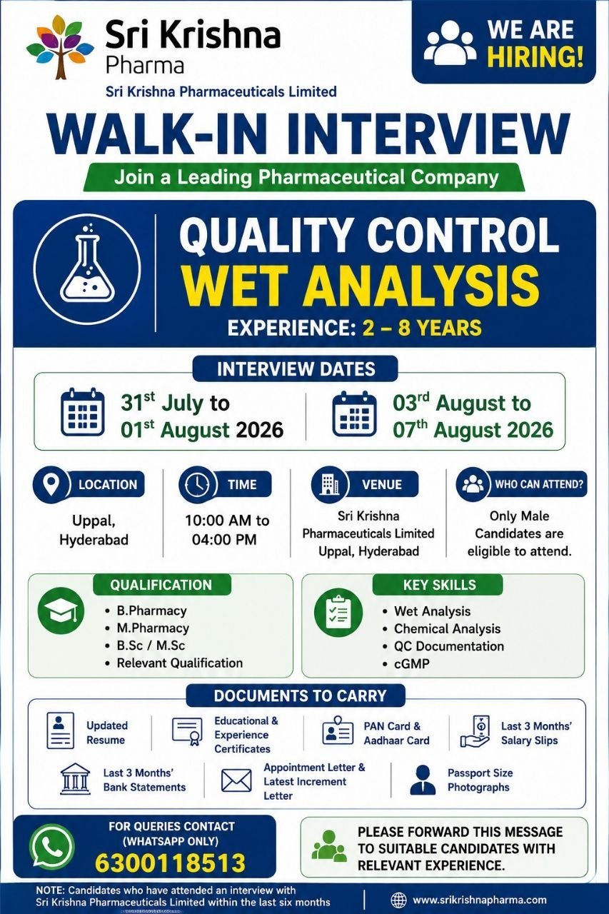 photo_2026-07-31_10-23-27 Sri Krishna Pharmaceuticals Hiring For Production / Quality Control / Engineering