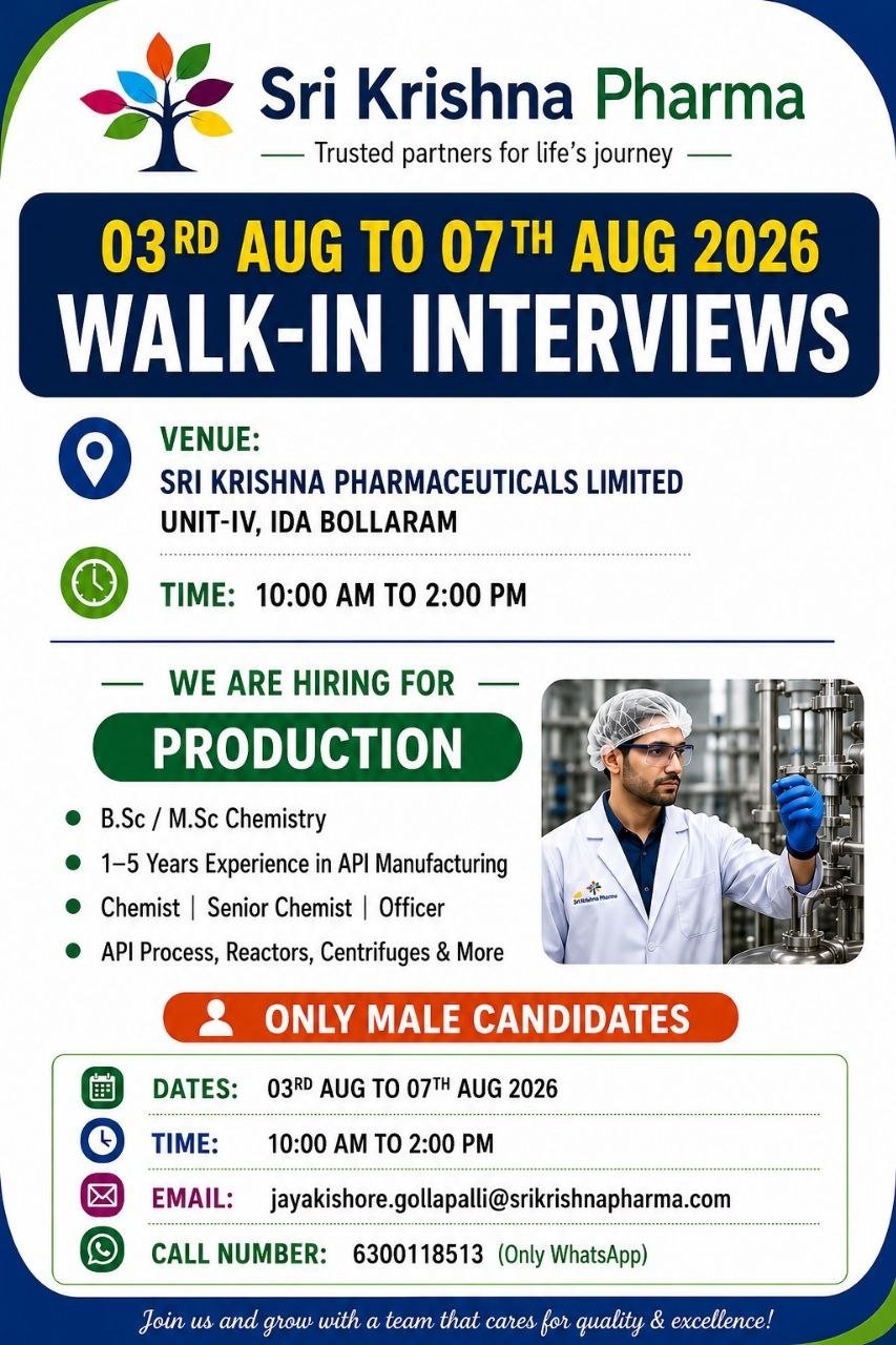 photo_2026-07-31_10-23-29 Sri Krishna Pharmaceuticals Hiring For Production / Quality Control / Engineering