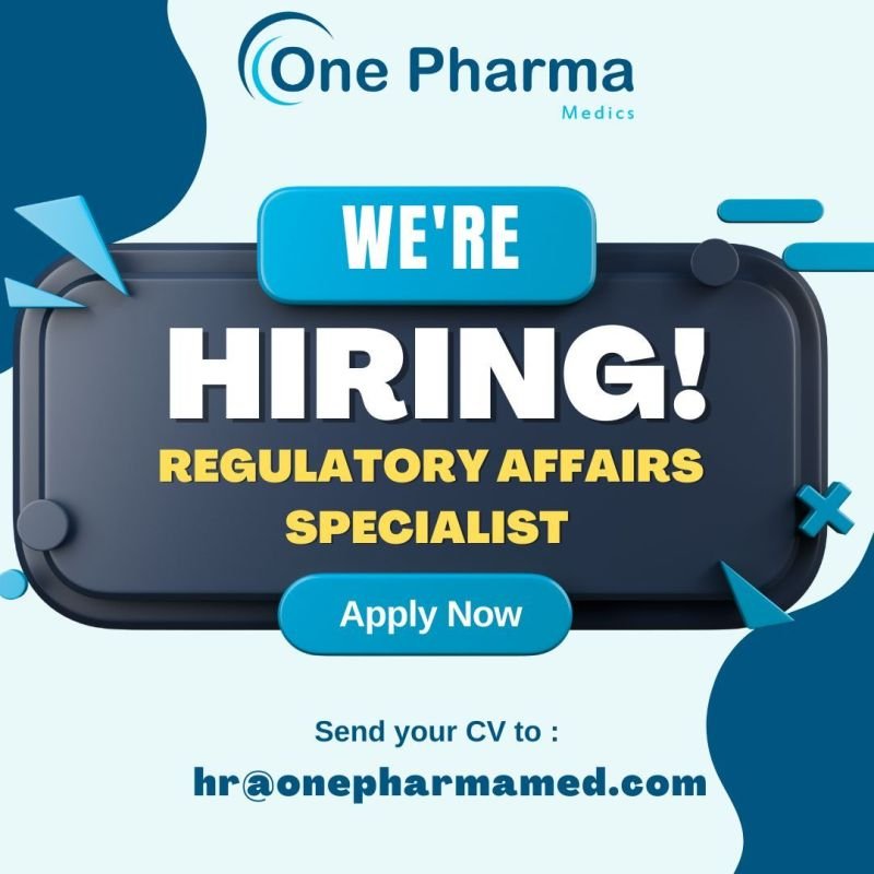 1789544818332 One Pharma Medics Hiring For Regulatory Affairs Specialist